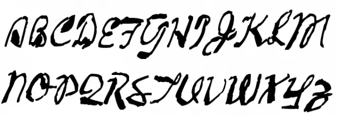 2013 Demo Cadaver's Script Pre-release. Caratteri MAIUSCOLE