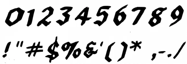 2013 Demo Hexagonal Delight Heavy Italic (Caps and numbers) for Mac Font Alte caractere