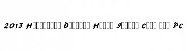 2013 Hexagonal Delight Heavy Italic Caps for PC  les polices de caractères gratuit tlcharger