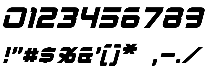2015 Cruiser Bold Italic Шрифта ДРУГИЕ символов
