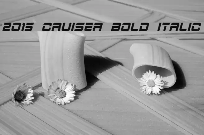 2015 Cruiser Bold Italic フォント examples