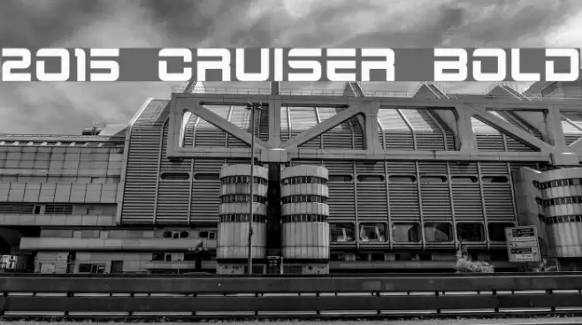 2015 Cruiser Bold フォント examples