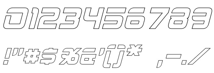 2015 Cruiser Hollow Bold Italic Fonte OUTROS PERSONAGENS