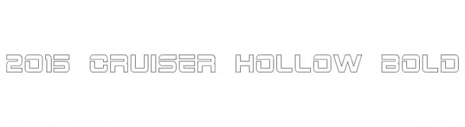 2015 Cruiser Hollow Bold  les polices de caractères gratuit tlcharger