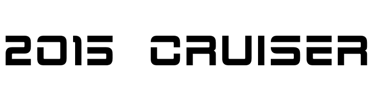 2015 Cruiser Font