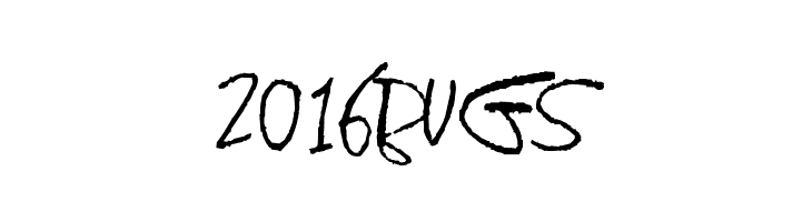 2016 Bugs Font