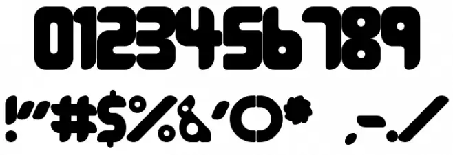 208 Font OTHER CHARS