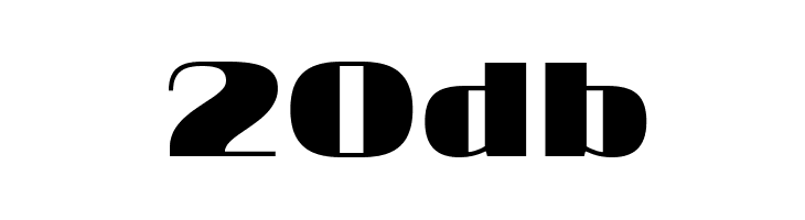 20db Fonte
