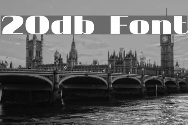 20db Font examples
