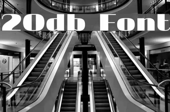20db Font examples
