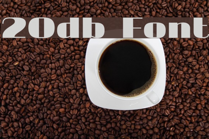 20db Font examples