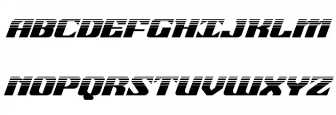 21 Gun Salute Halftone Italic Fonte MAIÚSCULAS