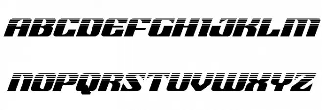 21 Gun Salute Halftone Italic फ़ॉन्ट लोअरकेस