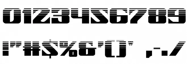 21 Gun Salute Halftone Fonte OUTROS PERSONAGENS