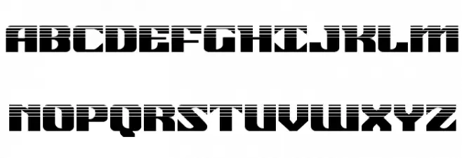 21 Gun Salute Halftone フォント 大文字