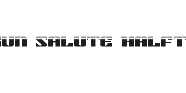 21 Gun Salute Halftone Logo
