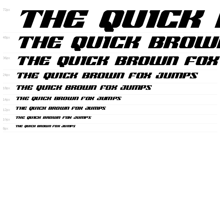 21 Gun Salute Italic Waterfall