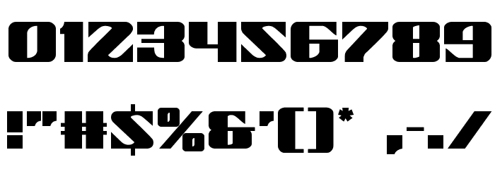 21 Gun Salute Regular Font OTHER CHARS