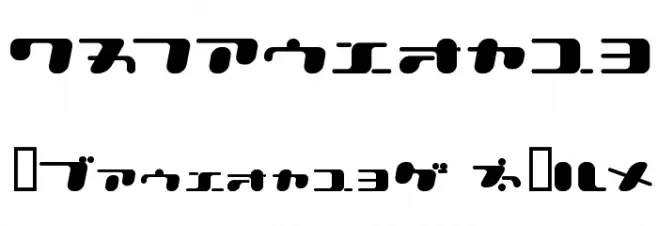 21 Kana Font OTHER CHARS