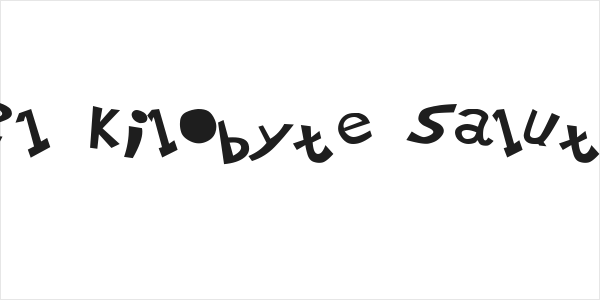 21 Kilobyte Salute Logo