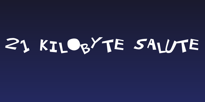 21 Kilobyte Salute Social Header