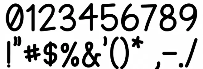 212 Baby Girl Font OTHER CHARS