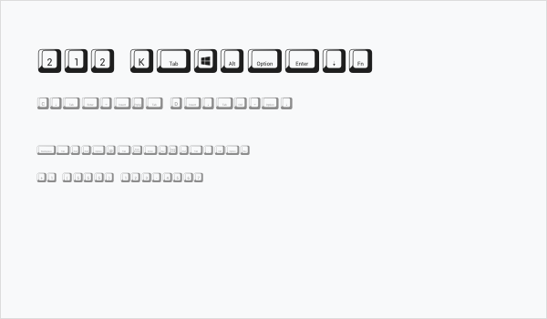 212 Keyboard Business Card