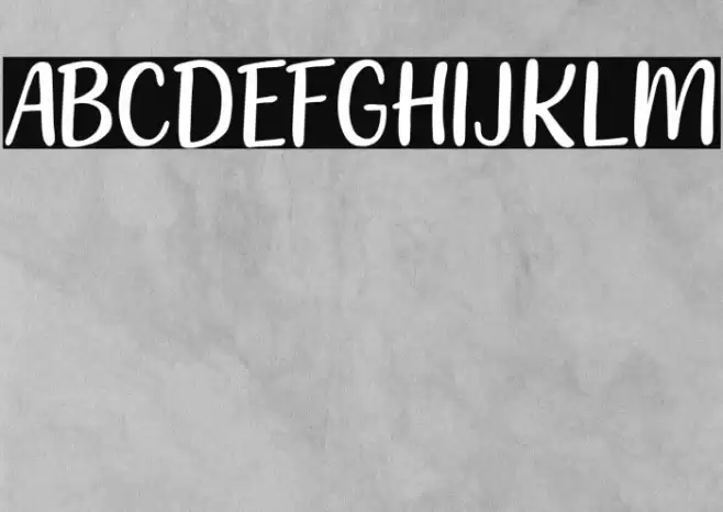 212 Moon Child Sans Font examples