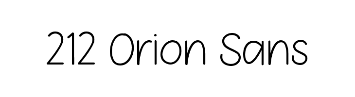 212 Orion Sans  لخطوط تنزيل