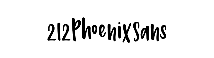 212 Phoenix Sans  フリーフォントのダウンロード