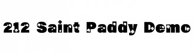 212 Saint Paddy Demo  नि: शुल्क फ़ॉन्ट्स डाउनलोड