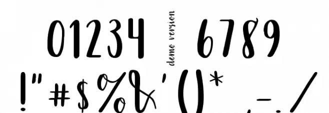 212 Warmheart Demo Fonte OUTROS PERSONAGENS