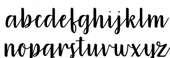 212 Warmheart Demo Schriftart Kleinbuchstaben