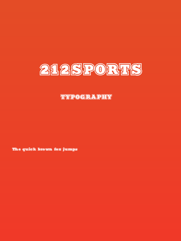 212Sports Poster