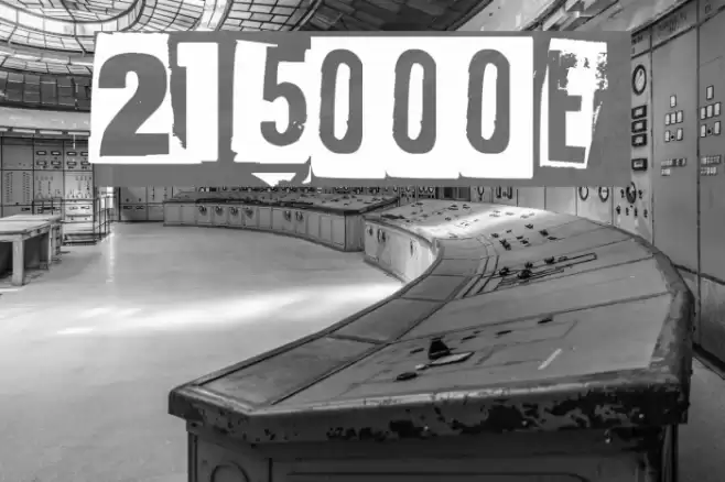 215000E フォント examples