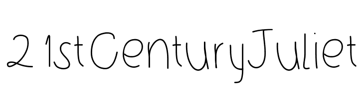 21stCenturyJuliet Fonte