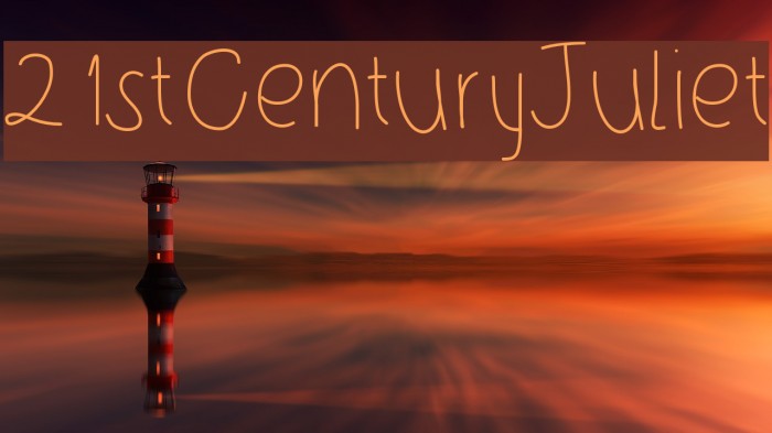 21stCenturyJuliet Fonte examples