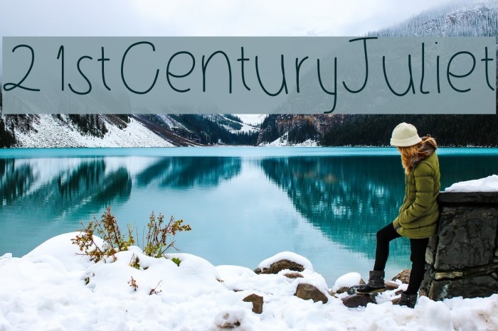 21stCenturyJuliet Fonte examples