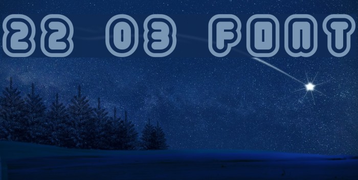 22 03 Font examples