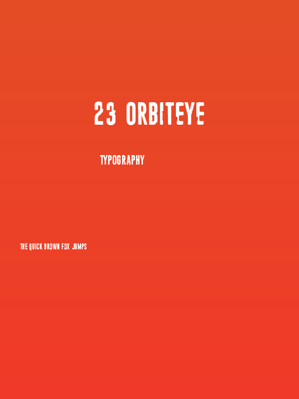23 Orbiteye Poster