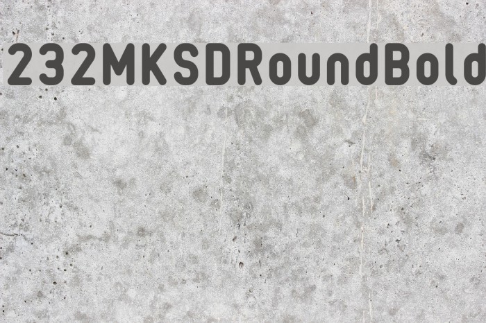 232MKSDRoundBold Example 3