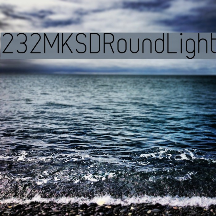 232MKSDRoundLight Example 3