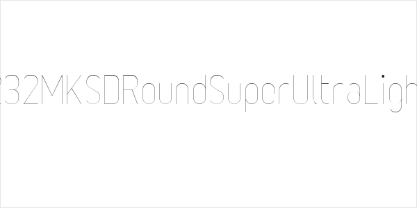 232MKSDRoundSuperUltraLight Logo