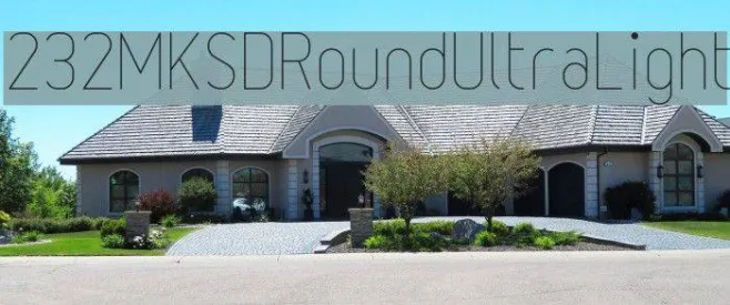 232MKSDRoundUltraLight Example 1
