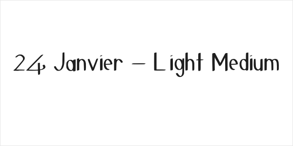 24 Janvier - Light Medium Logo