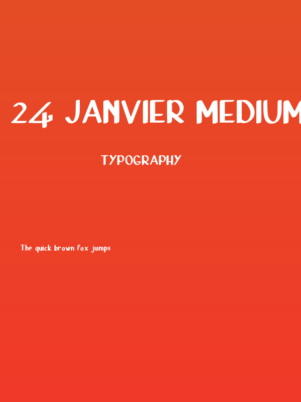 24 Janvier Medium Poster