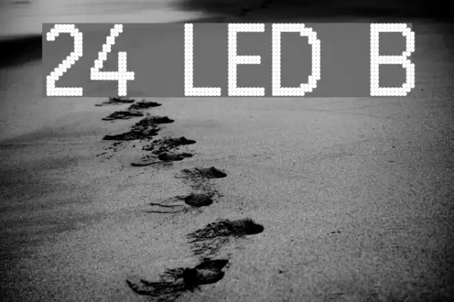 24 LED Bright Font examples