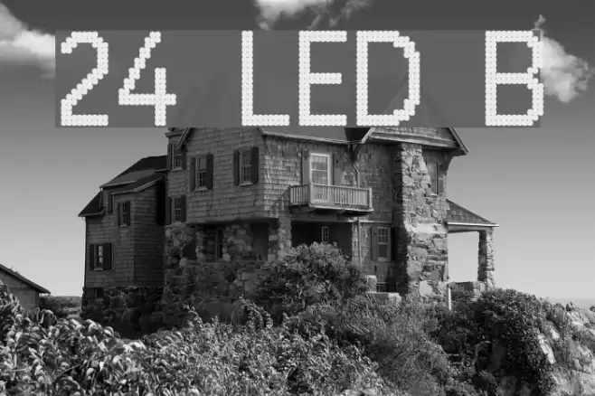 24 LED Bright Font examples