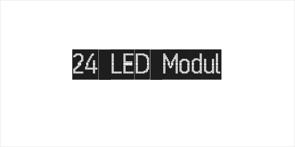 24 LED Modul Logo