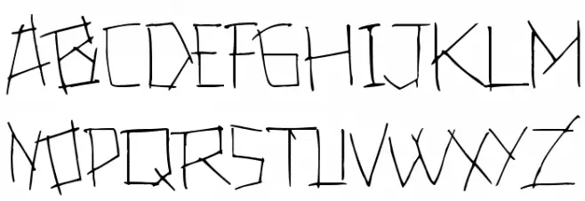24 boughs Regular Шрифта ВЕРХНИЙ